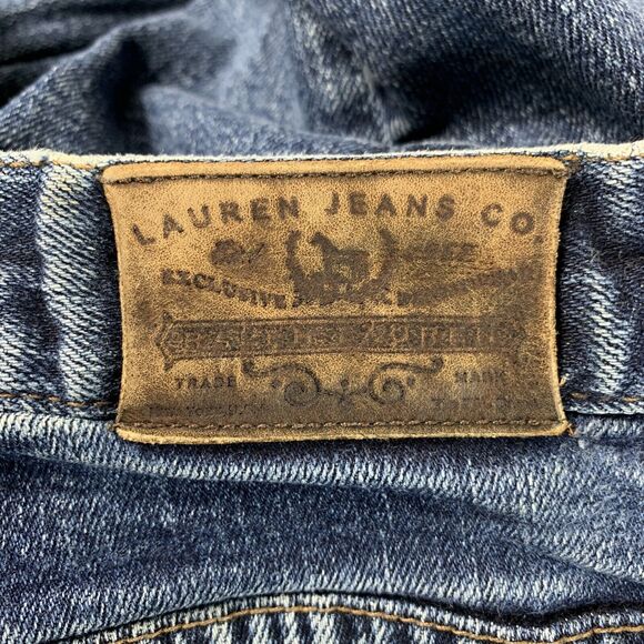 Ralph Lauren Womens Classic Bootcut Jeans Size 14 34x29 High Rise Stretch - Picture 3 of 10